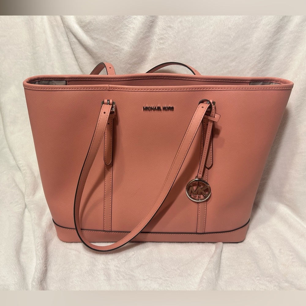 Michael Kors Coral Tote Bag